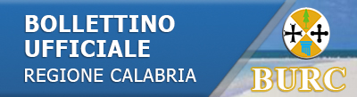Bollettino Ufficiale Regione Calabria